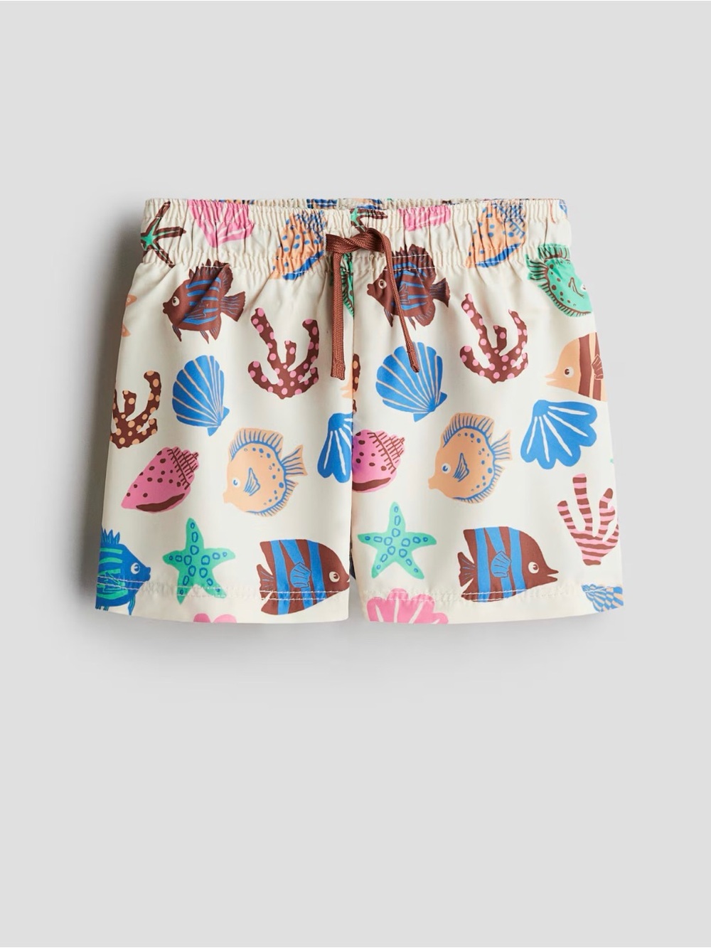 H&M Boy’s Swim Trunks with Multicolor Sea Life Print